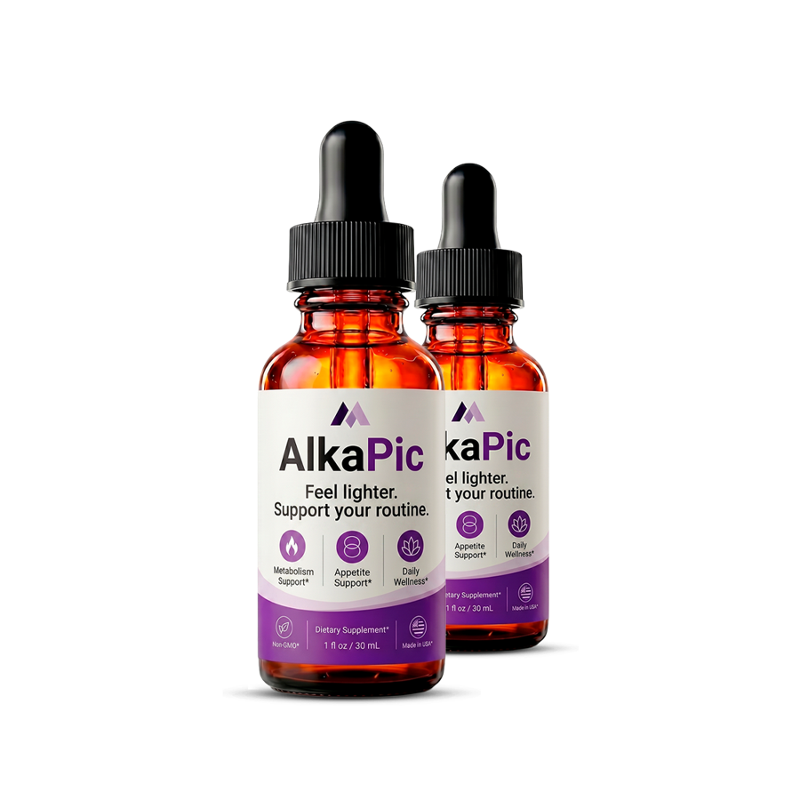 AlkaPic 2 bottle set